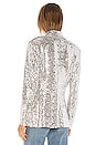 view 3 of 5 Sequin Single Breasted Blazer in Silver