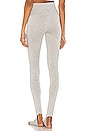 view 3 of 4 Legging With Footie in Light Grey