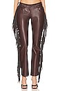 view 2 of 5 x REVOLVE Fringe Boot Leg Pant in Chocolate