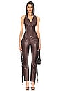 view 5 of 5 x REVOLVE Fringe Boot Leg Pant in Chocolate