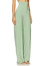 view 2 of 6 High Waist Tailored Pleat Pant in Vintage Green