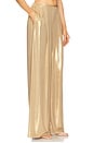 view 2 of 6 Mens Pleat Pant in Gold