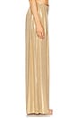 view 3 of 6 Mens Pleat Pant in Gold