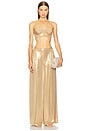 view 5 of 6 Mens Pleat Pant in Gold