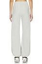 view 4 of 6 Boyfriend Puff Jog Pant in Light Heather Grey