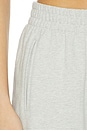 view 6 of 6 Boyfriend Puff Jog Pant in Light Heather Grey