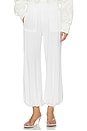 view 1 of 6 Boyfriend Puff Jog Pant in Snow White