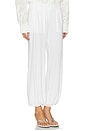 view 2 of 6 Boyfriend Puff Jog Pant in Snow White