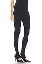 view 4 of 7 Legging With Footie Without Waistband in Black