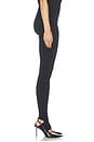 view 5 of 7 Legging With Footie Without Waistband in Black