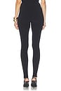 view 6 of 7 Legging With Footie Without Waistband in Black