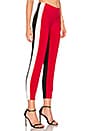 view 1 of 4 PANTALON DE JOGGING AVEC RAYURE CÔTÉ in Black Red & Ivory