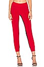 view 2 of 4 PANTALON DE JOGGING AVEC RAYURE CÔTÉ in Black Red & Ivory
