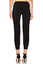 view 3 of 4 PANTALON DE JOGGING AVEC RAYURE CÔTÉ in Black Red & Ivory
