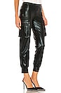 view 2 of 4 Cargo Jog Pant in Black Foil