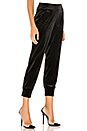 view 2 of 4 Velvet Jog Pant in Black