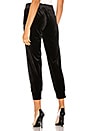 view 3 of 4 Velvet Jog Pant in Black