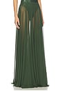 view 2 of 6 Flared Maxi Skirt in Dark Emerald
