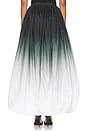 view 4 of 6 Hi Low Bubble Skirt in Black & White Ombre