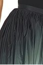 view 6 of 6 Hi Low Bubble Skirt in Black & White Ombre