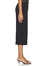view 4 of 6 Flat Front Straight Skirt in Black
