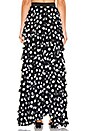 view 3 of 4 Ruffle Skirt in Black & White Dot