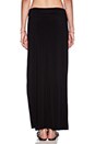 view 4 of 4 KAMALIKULTURE Go Side Split Maxi in Black