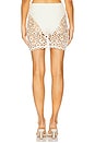view 4 of 6 Straight Mini Skirt in Cream