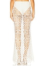 view 4 of 6 Obie Long Skirt in Cream