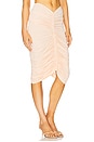 view 2 of 6 Shirred Midi Skirt in Baby