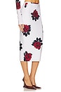 view 2 of 6 Straight Skirt in Red Rose
