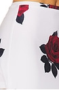 view 6 of 6 Straight Skirt in Red Rose