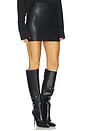 view 2 of 6 Straight Mini Skirt in Black