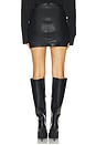 view 4 of 6 Straight Mini Skirt in Black