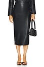 view 1 of 6 Straight Skirt To Midcalf in Black