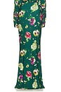 view 4 of 6 Obie Long Skirt in Floral Green Multi