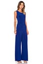 view 2 of 4 KAMALI KULTURE Sleeveless Shirred Waist Jumpsuit in Blueberry