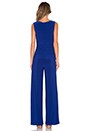 view 3 of 4 KAMALI KULTURE Sleeveless Shirred Waist Jumpsuit in Blueberry