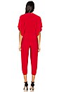 view 3 of 3 Rectangle Jog Jumpsuit in Red