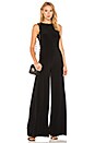 view 1 of 3 Low Back Elephant Jumpsuit in Black
