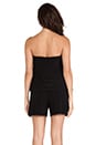 view 3 of 5 KAMALIKULTURE Strapless Romper in Solid Black
