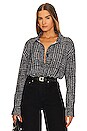 view 1 of 4 Oversized Boyfriend NK Shirt in Large Glenn Plaid Tweed