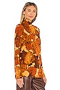 view 2 of 4 Long Sleeve Turtleneck Top in Fall Leaves