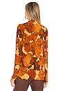 view 3 of 4 Long Sleeve Turtleneck Top in Fall Leaves