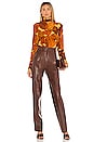 view 4 of 4 Long Sleeve Turtleneck Top in Fall Leaves