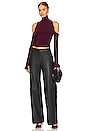 view 4 of 4 x REVOLVE Open Shoulder Halter Top in Plum
