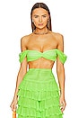 view 1 of 4 Walter Bra with Winglet Sleeves in Neon Green