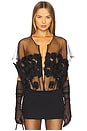 view 1 of 5 Super OS Sleeveless BF Bodysuit in Black