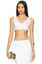 view 1 of 4 Maria Cropped Top in Snow White