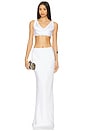 view 4 of 4 Maria Cropped Top in Snow White